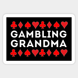 Gambling Grandma Sticker